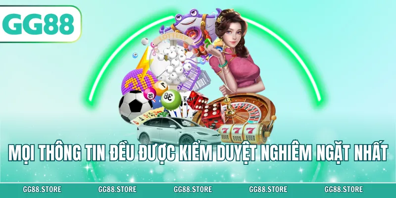 Mọi thông tin đều được kiểm duyệt nghiêm ngặt nhất